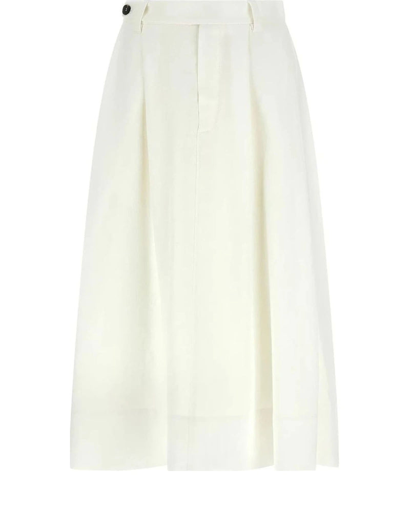 Brunello Cucinelli Skirt in white, Viscose