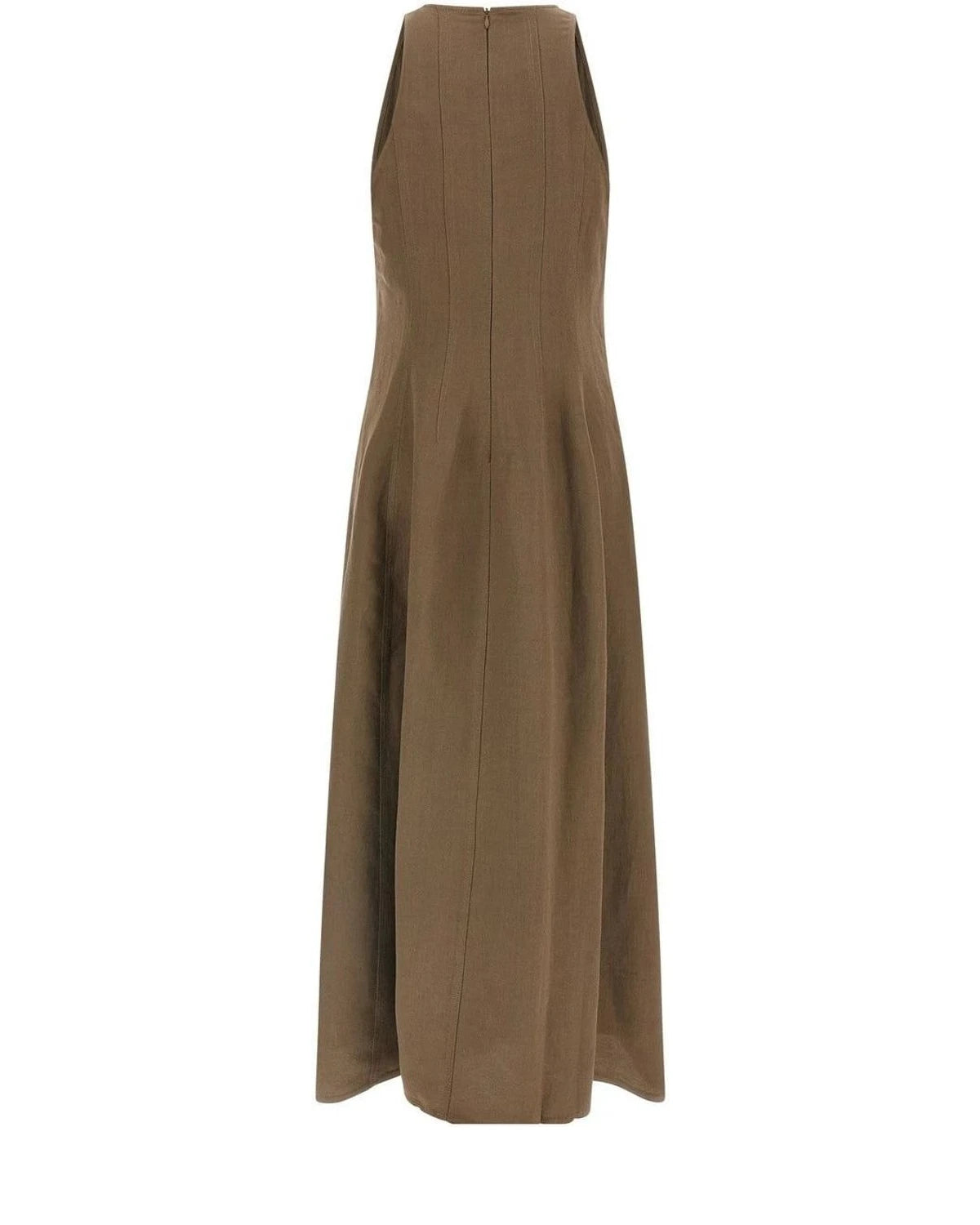 Brunello Cucinelli Dresse in brown, Viscose — view 2