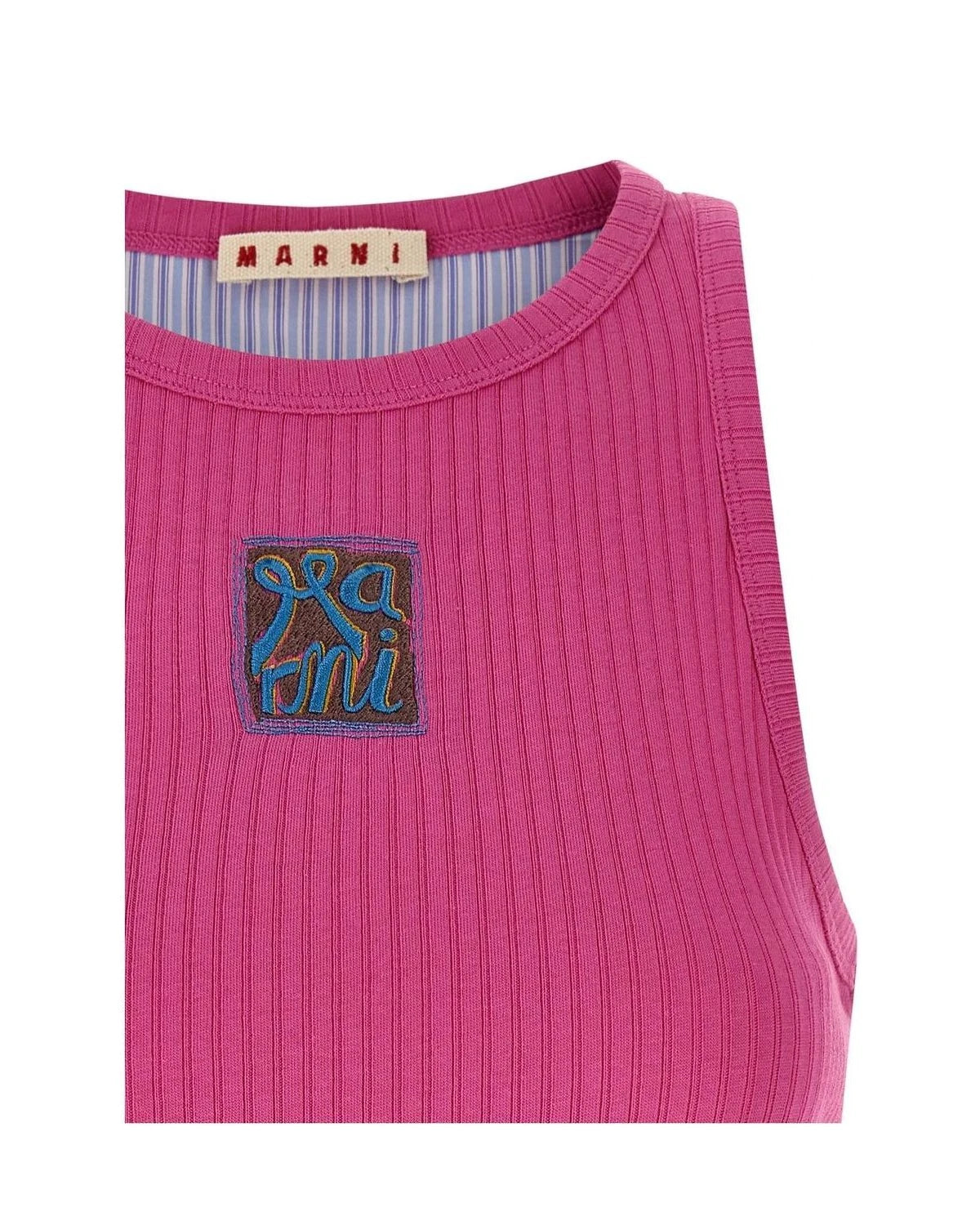Marni T-Shirt in pink, Cotton — view 3