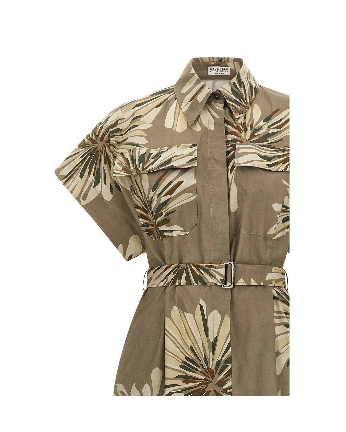 Brunello Cucinelli Dresse in brown, Cotton — view 3