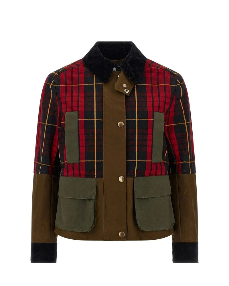 Alexander McQueen Trucker Jacket in multicolor, Cotton
