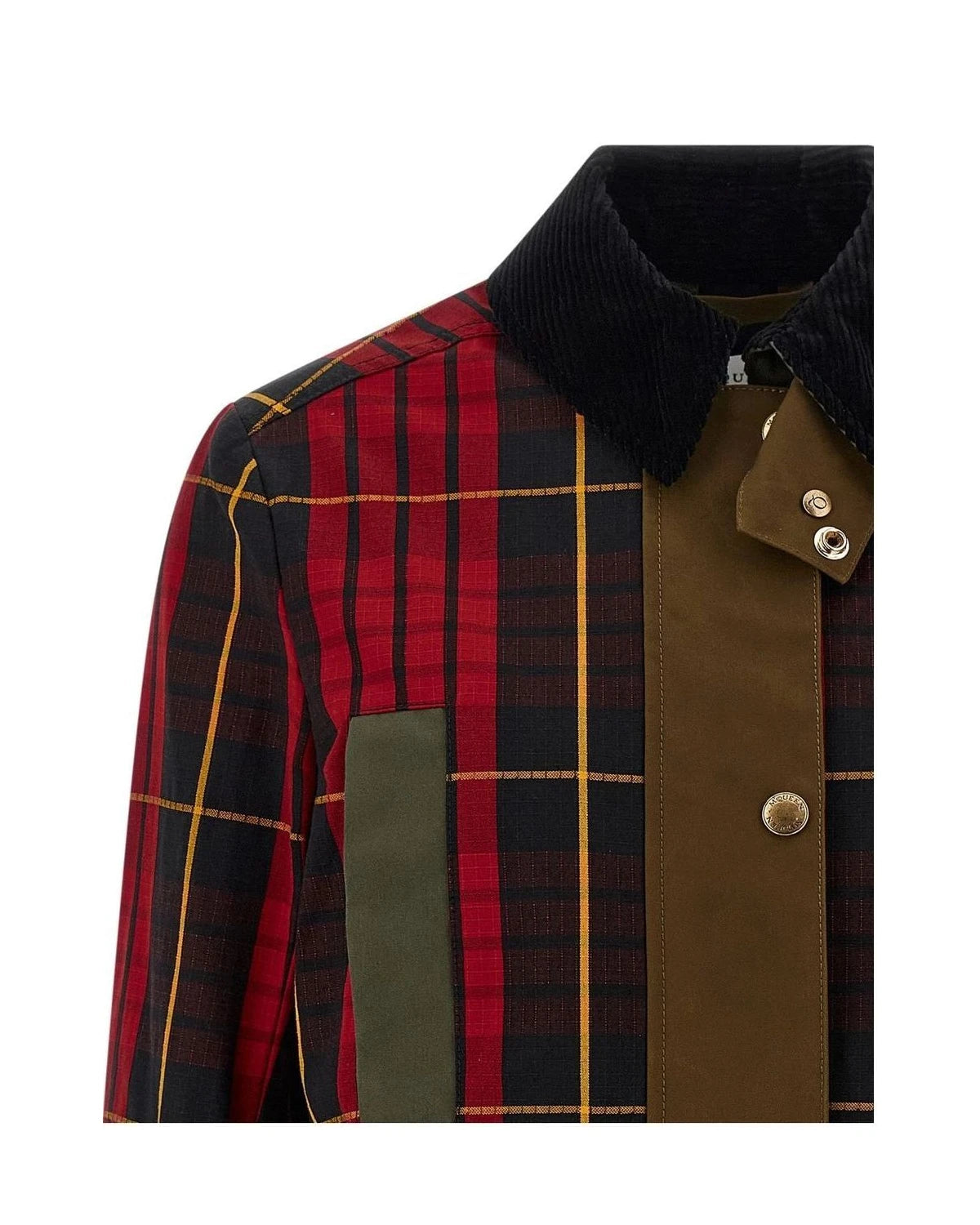 Alexander McQueen Trucker Jacket in multicolor, Cotton — view 3