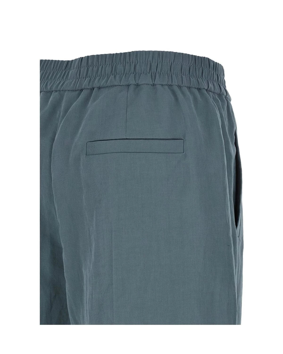Brunello Cucinelli Palazzo Pant in blue — view 4