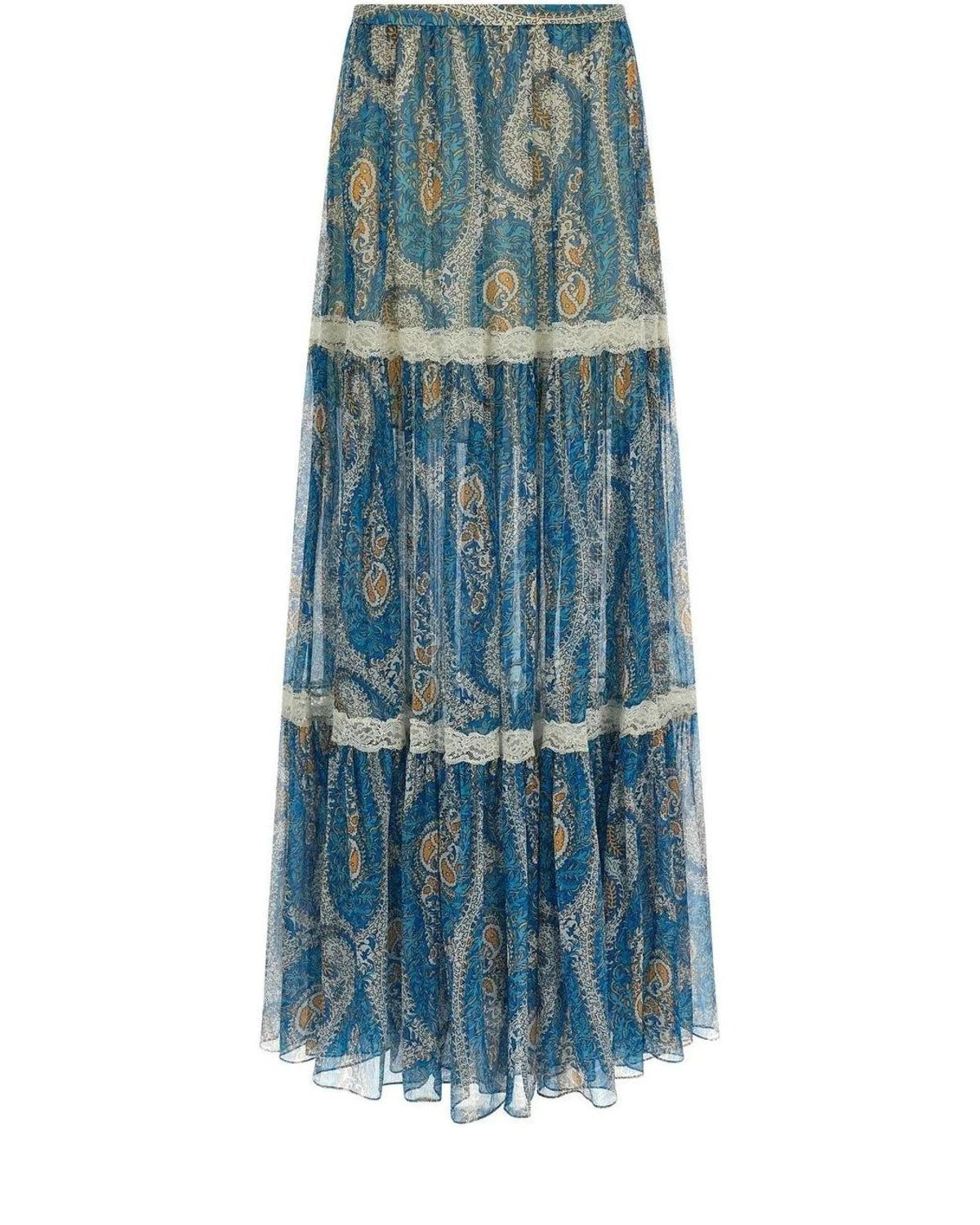 Etro Skirt in blue, Silk