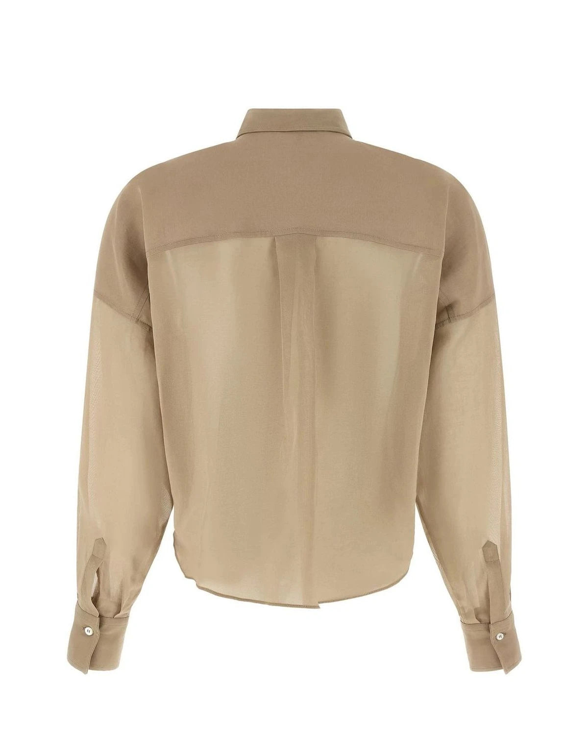 Brunello Cucinelli Blouse in beige, Cotton — view 2
