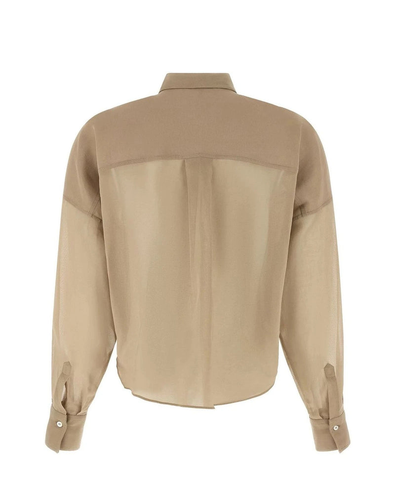 Brunello Cucinelli Blouse in beige, Cotton — view 2