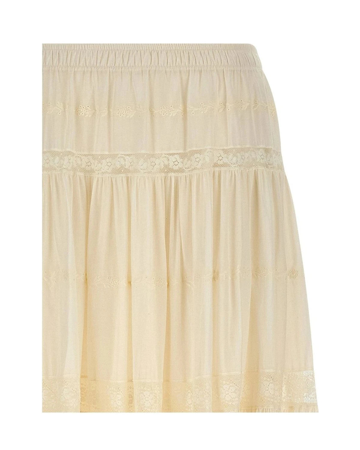 Ermanno Scervino Skirt in white, Cotton — view 3