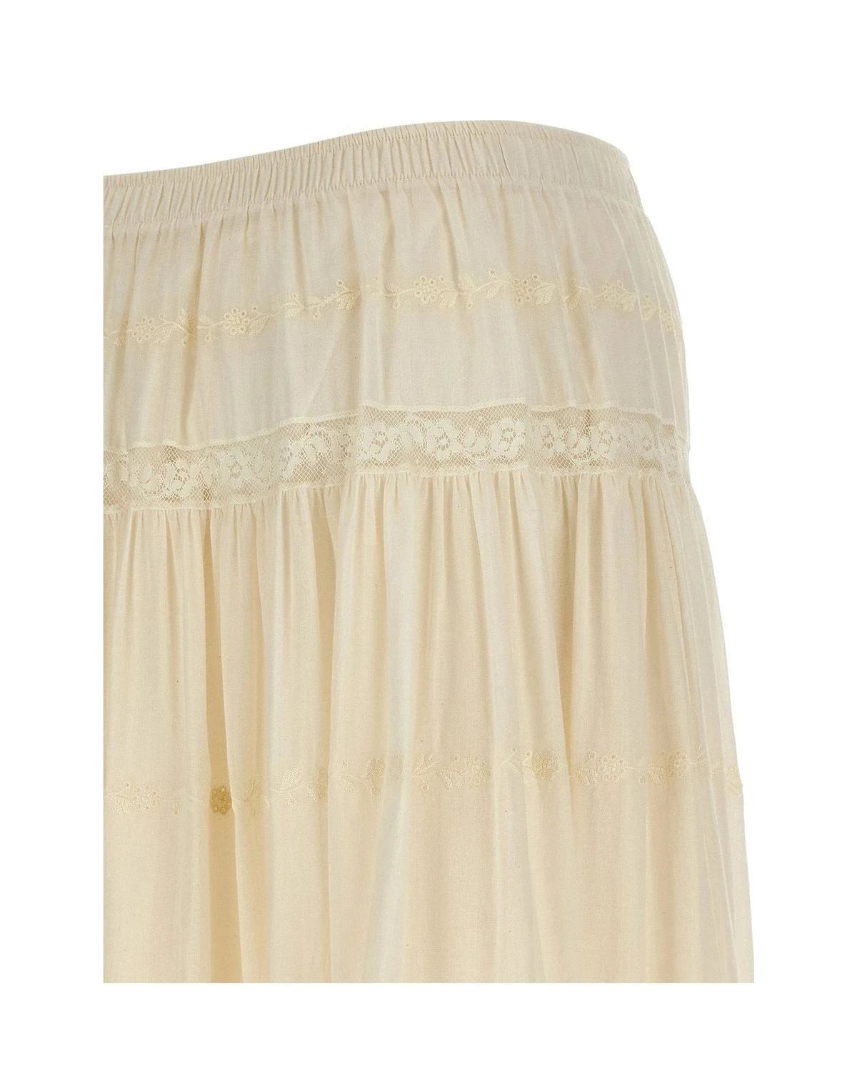 Ermanno Scervino Skirt in white, Cotton — view 4