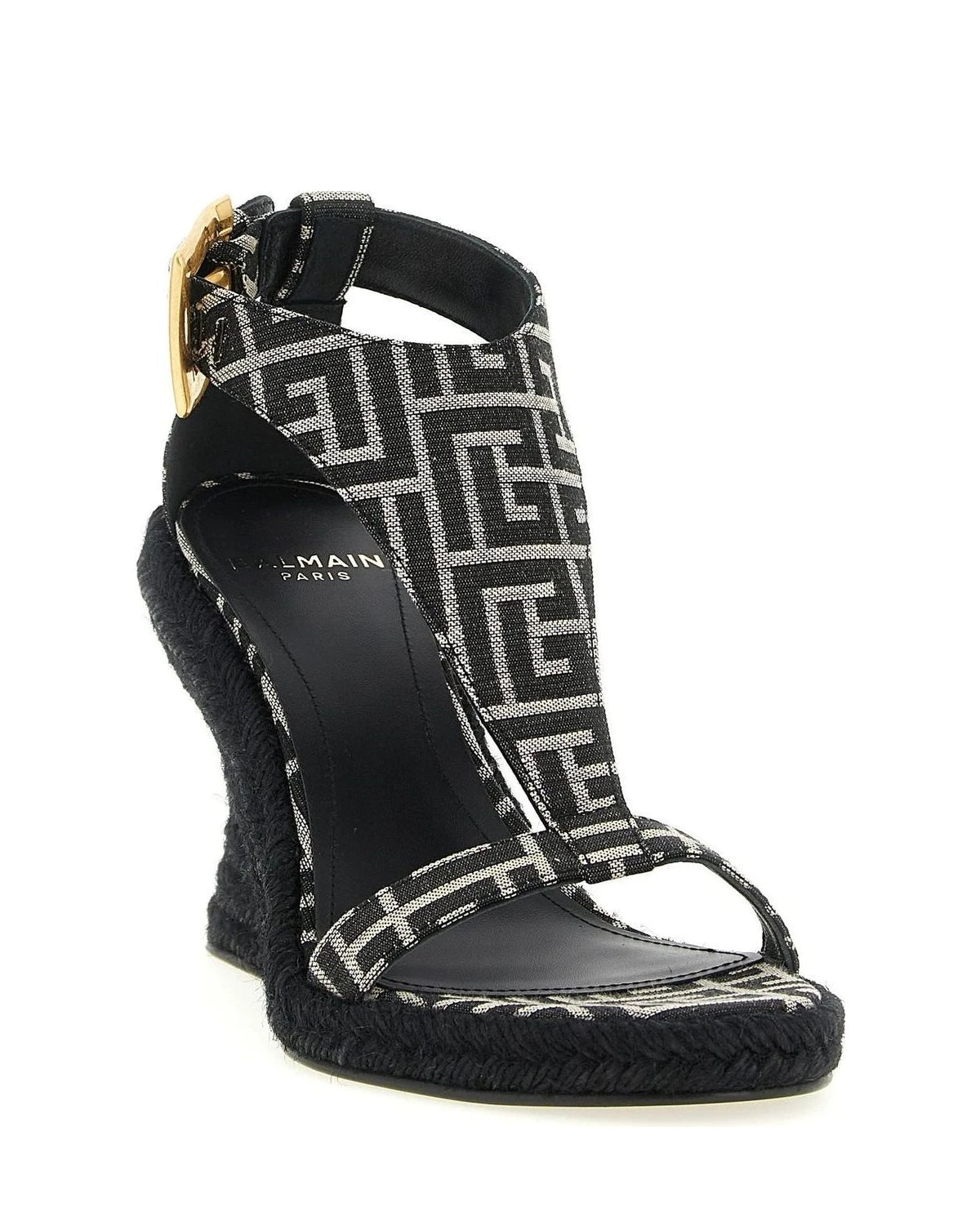 Balmain Heels in black, Polyester — view 2