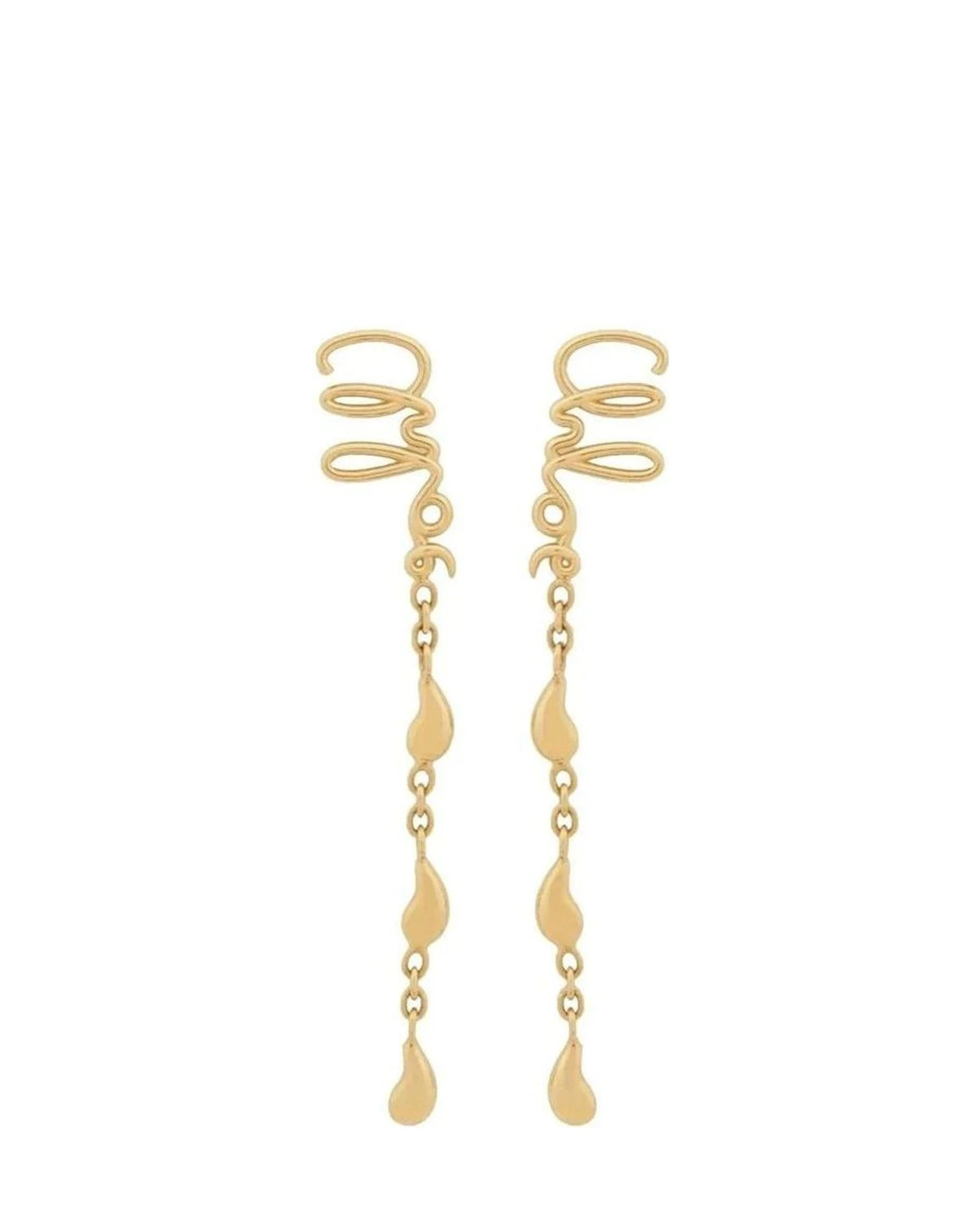 Chloé Earring in gold, Brass
