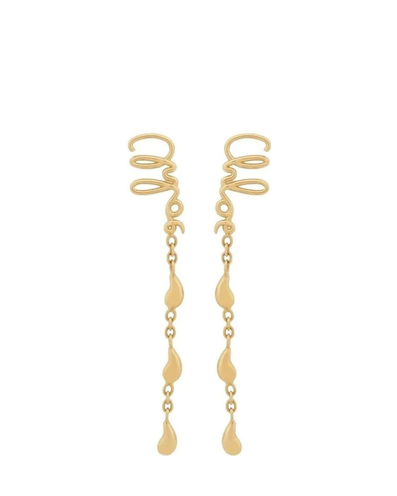 Chloé Earring in gold, Brass