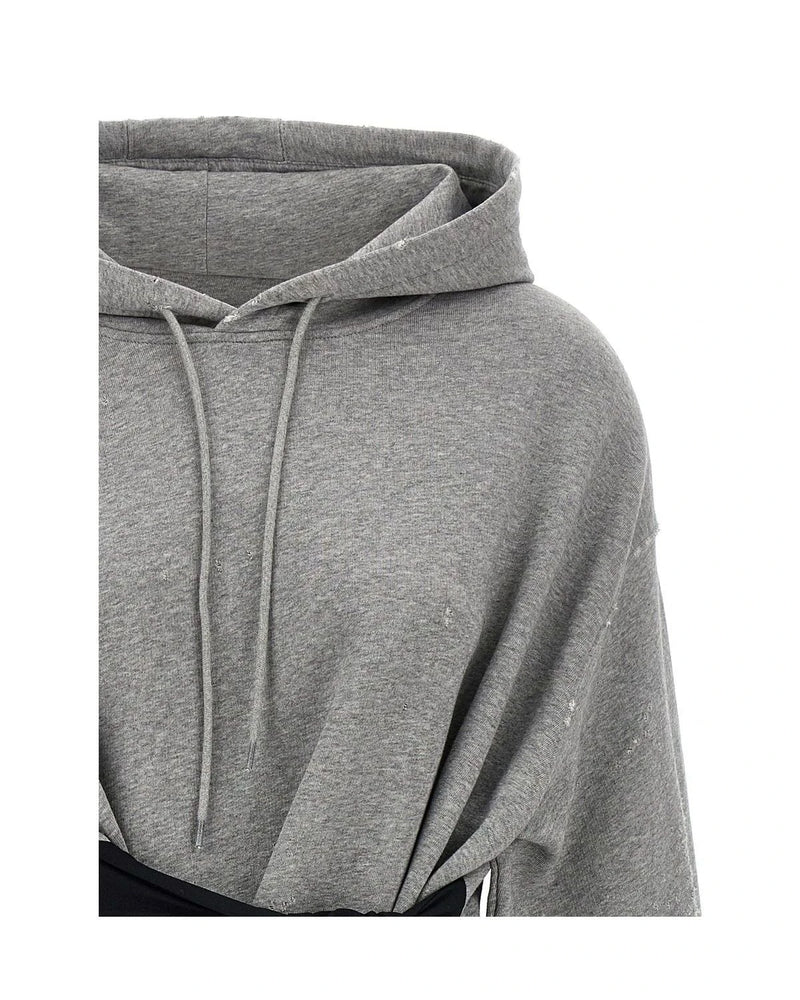 MM6 Maison Margiela Dresse in gray, Cotton — view 4
