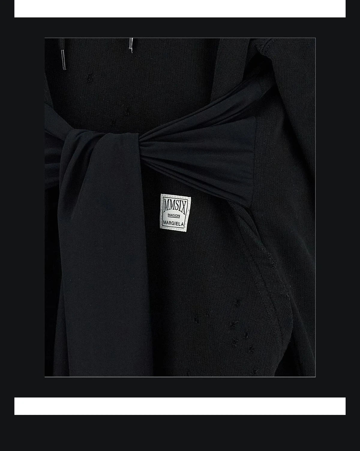 MM6 Maison Margiela Dresse in black, Cotton — view 5