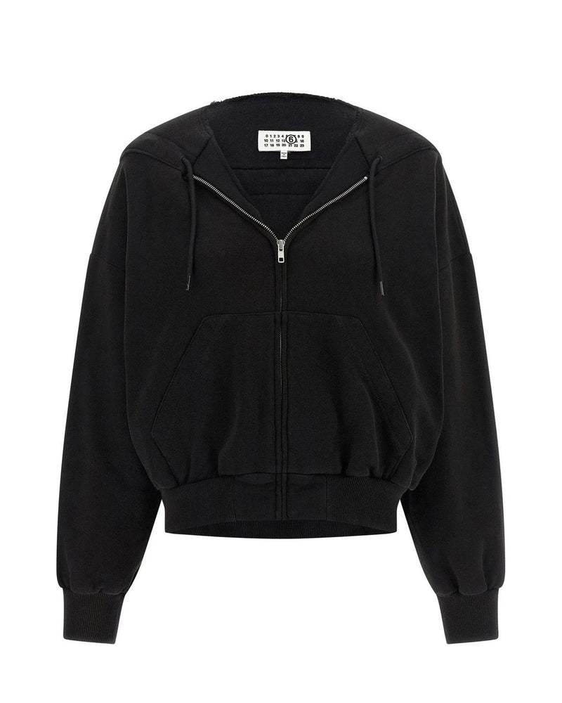 MM6 Maison Margiela Hoodie in black, Cotton