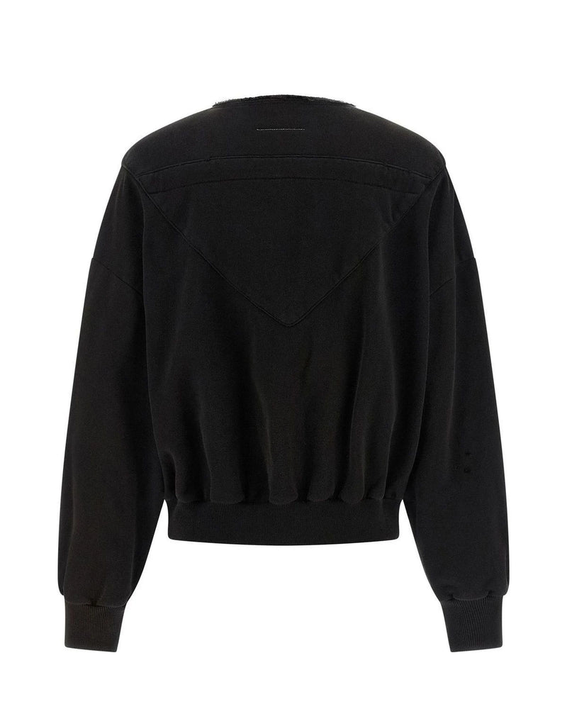 MM6 Maison Margiela Hoodie in black, Cotton — view 2