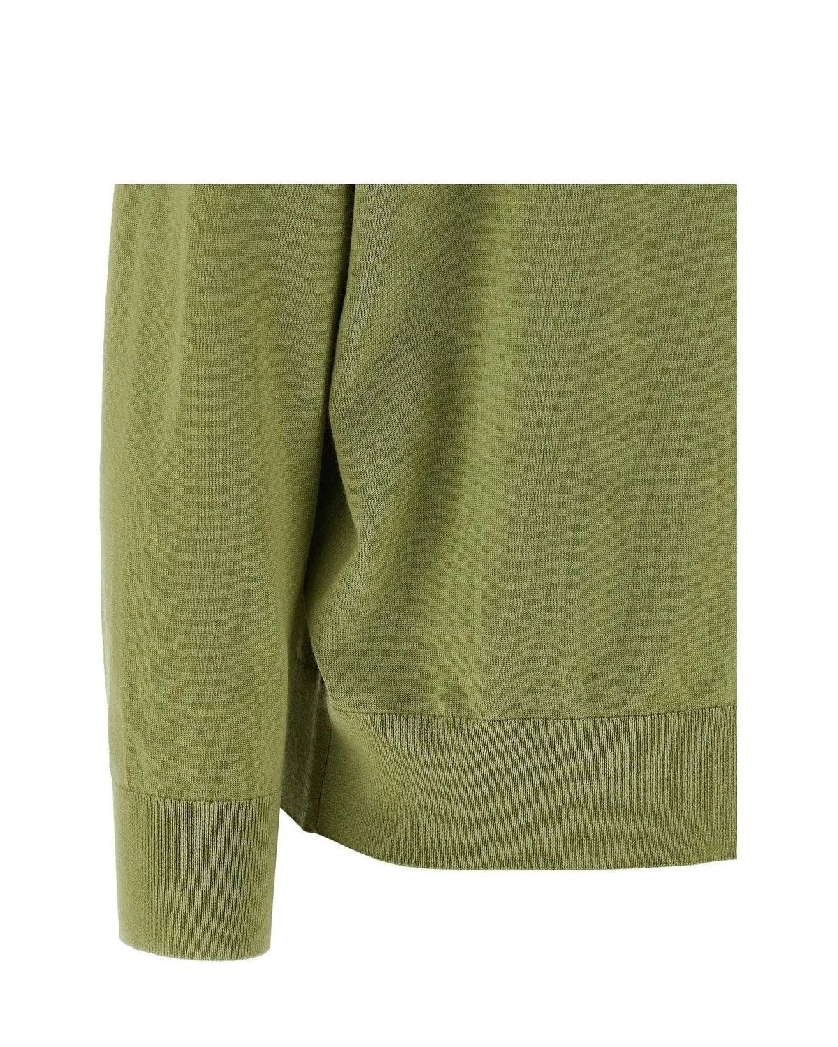 Dries Van Noten Sweater in green, Merino Wool — view 4