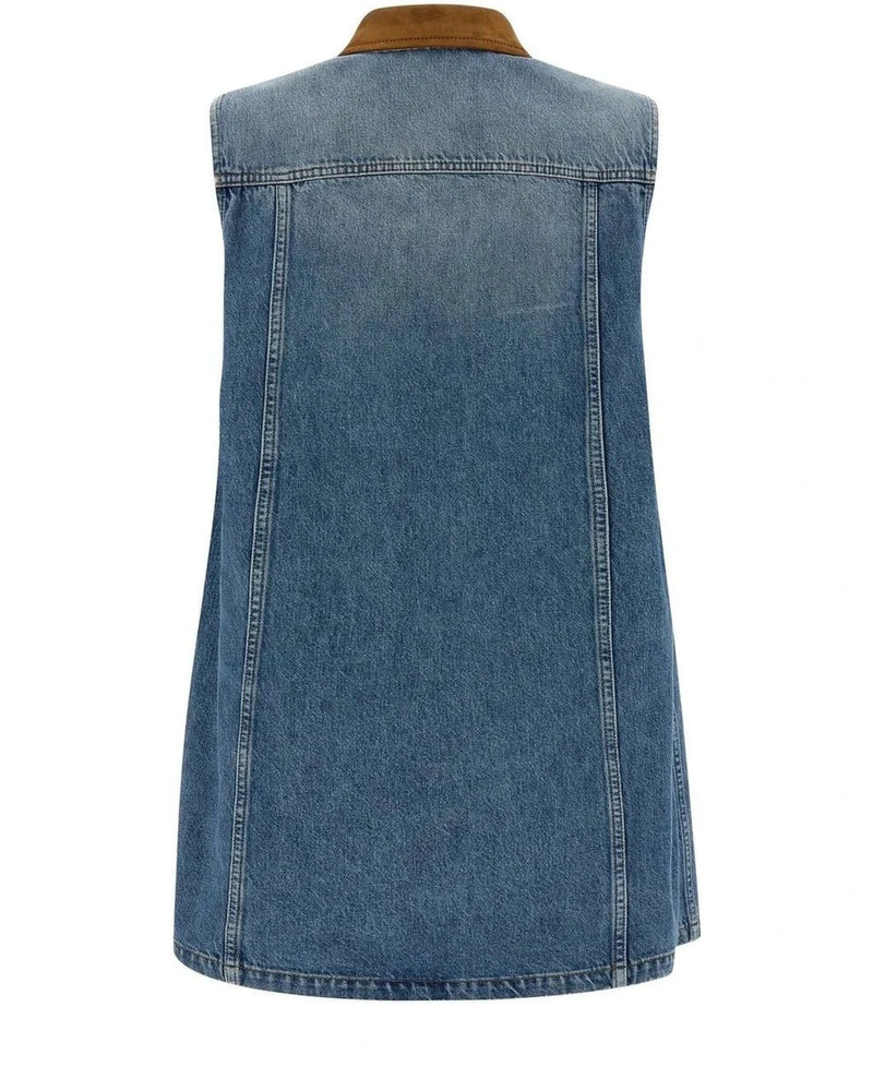 Versace Dresse in blue, Cotton — view 2