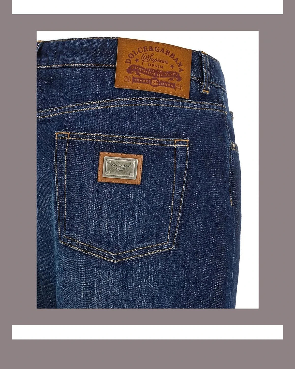 Dolce & Gabbana Jean in blue, Cotton — view 4