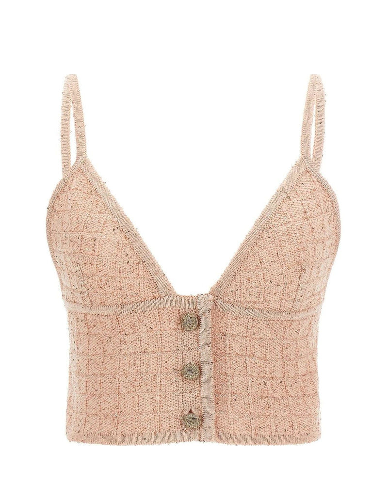 Alessandra Rich Corset Top in multicolor