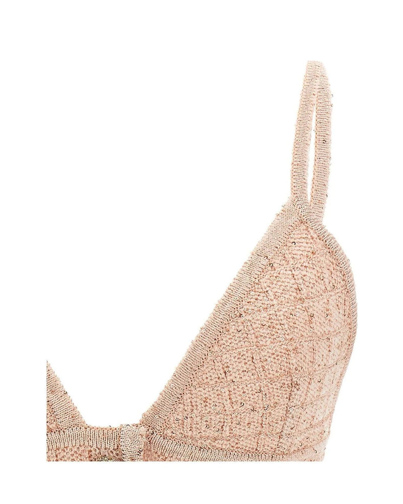 Alessandra Rich Corset Top in multicolor — view 3
