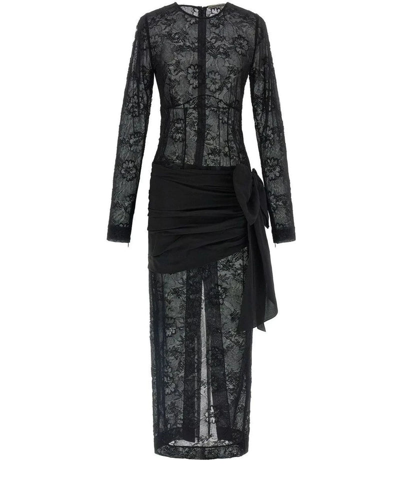 Alessandra Rich Dresse in black, Viscose