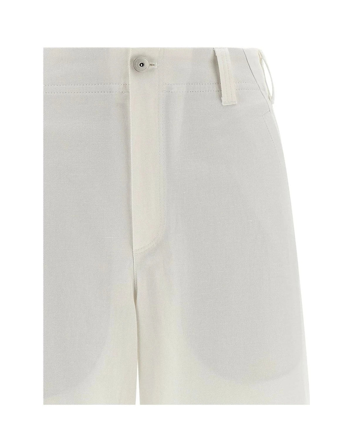 Brunello Cucinelli Chino in white, Cotton — view 3