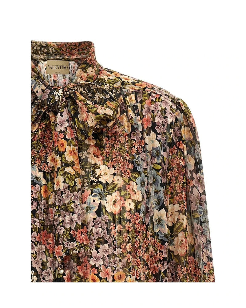 Valentino Garavani Blouse in multicolor, Silk — view 3