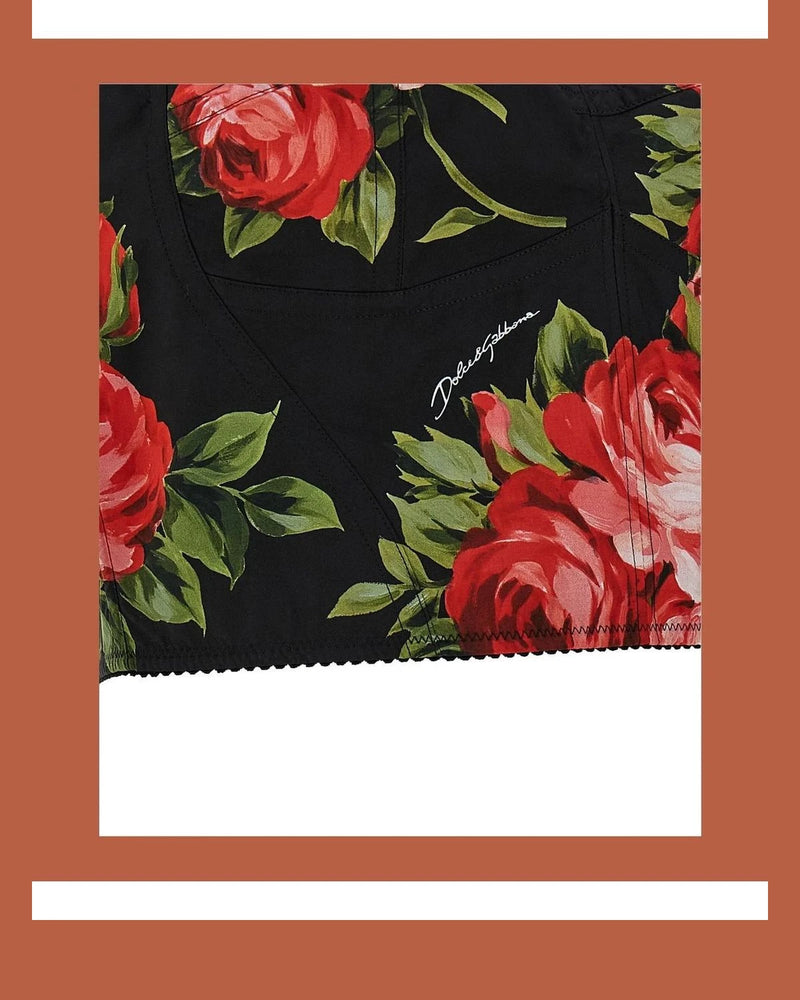 Dolce & Gabbana Corset Top in black, Cotton — view 4