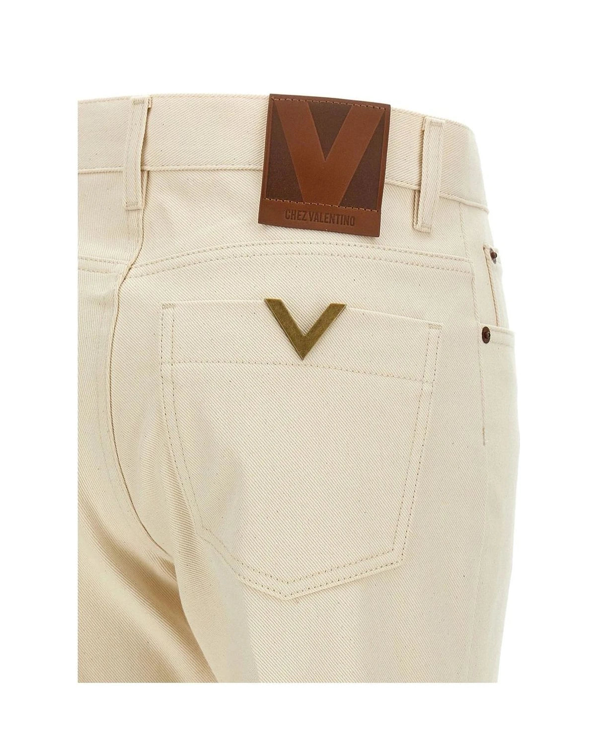 Valentino Garavani Jean in beige — view 4