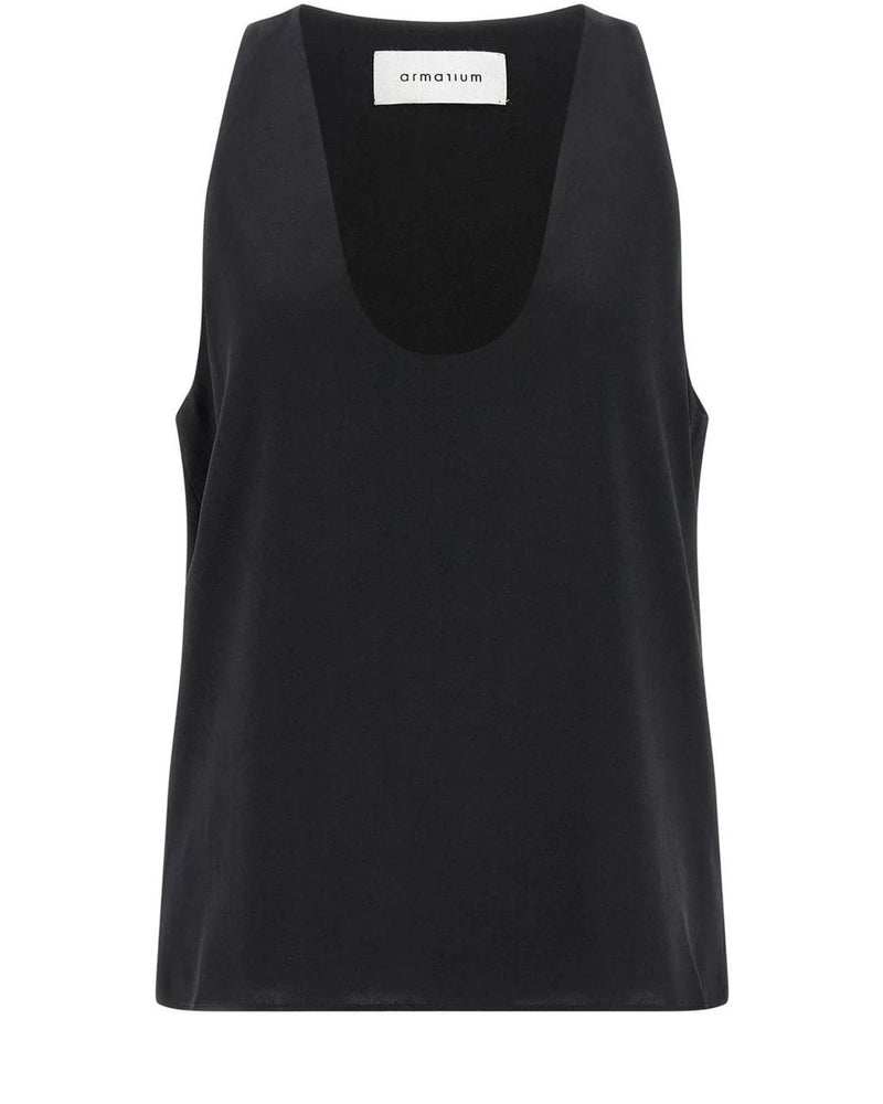 Armarium Tank Top in black, Silk