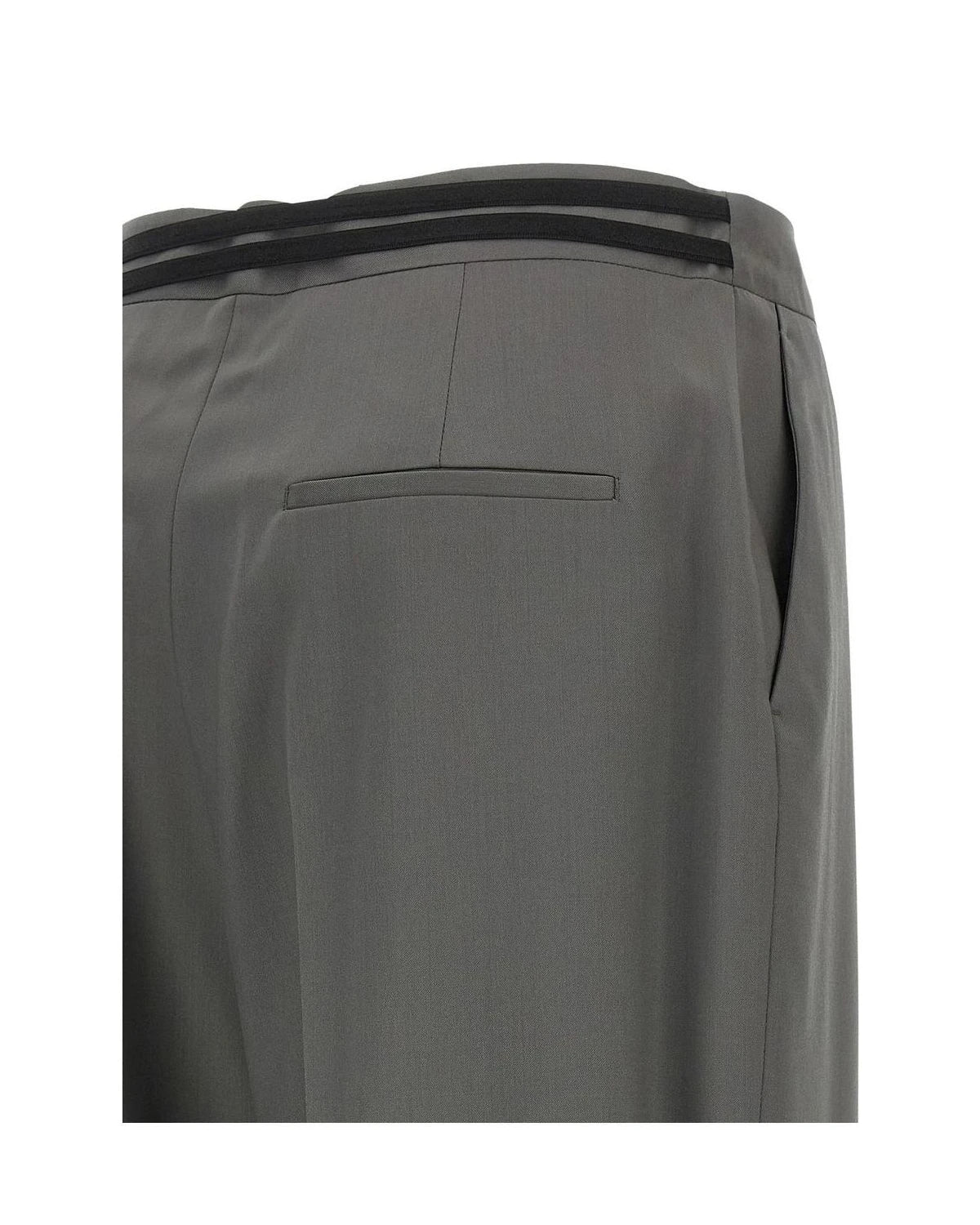 Armarium Trouser in gray, Virgin Wool — view 4