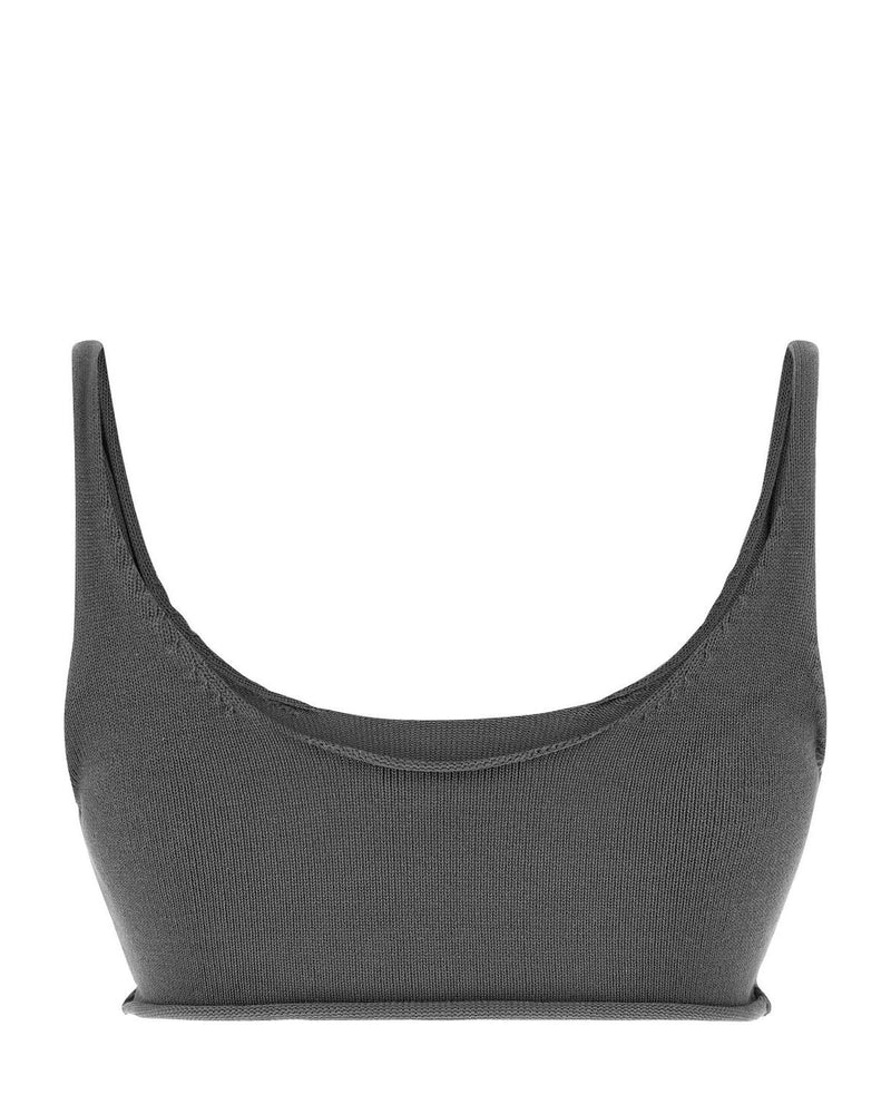 Entire Studios Sports Bra in gray, Cotton — view 2
