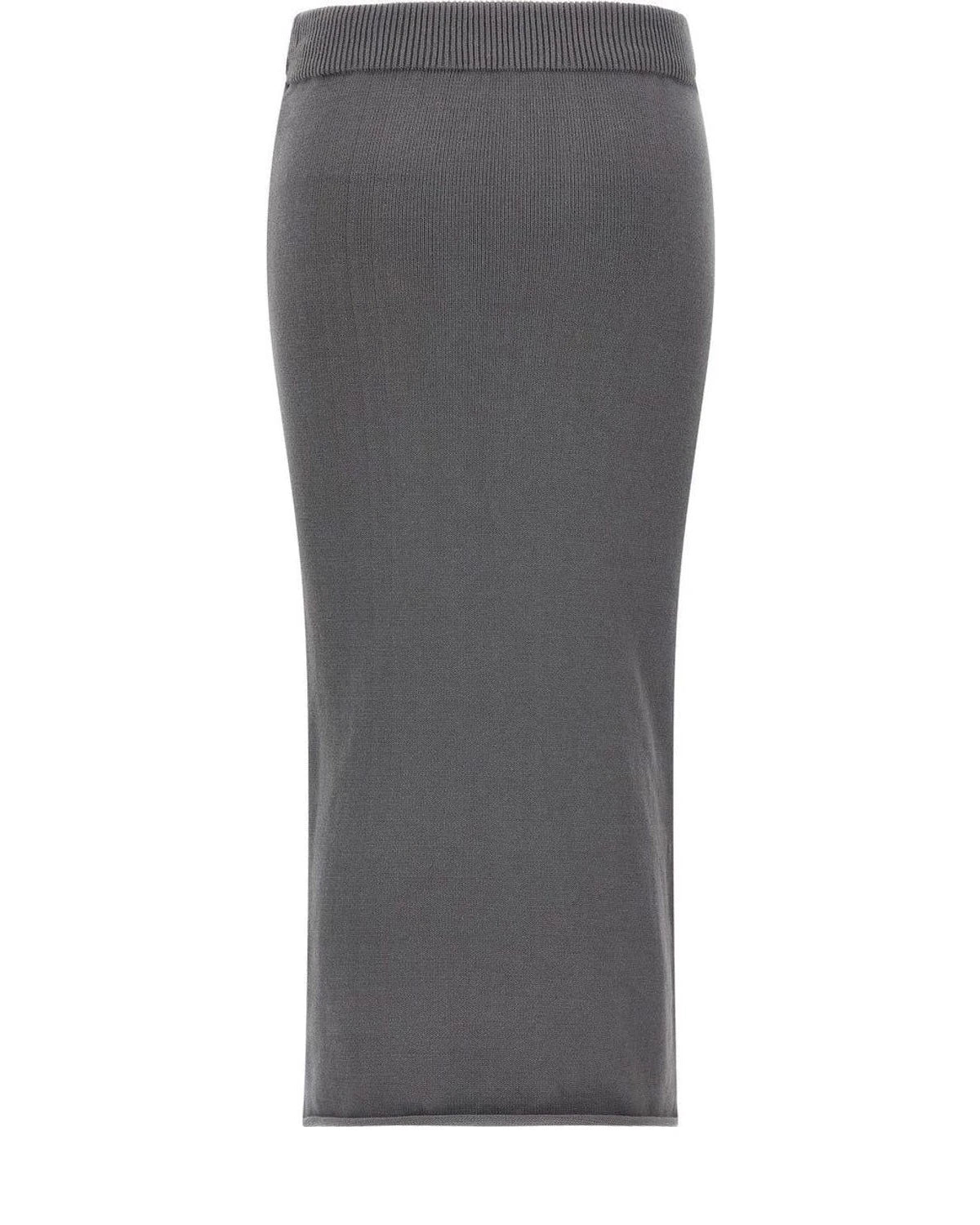 Entire Studios Skirt in gray, Cotton — view 2