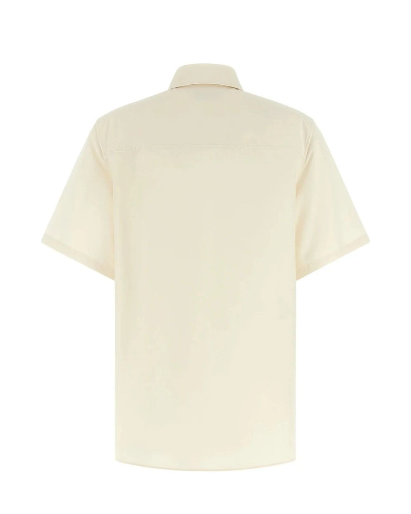 Ferragamo Dress Shirt in beige, Cotton — view 2