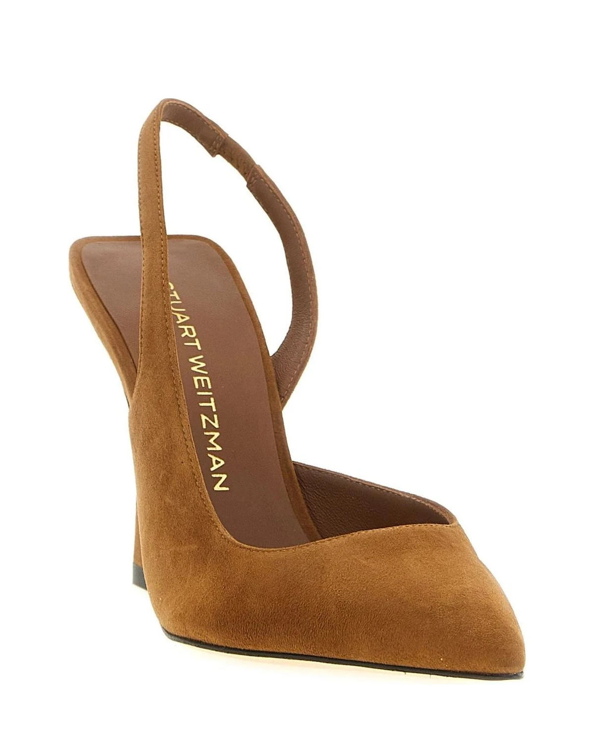 Stuart Weitzman Heels in brown, Goat Leather — view 2