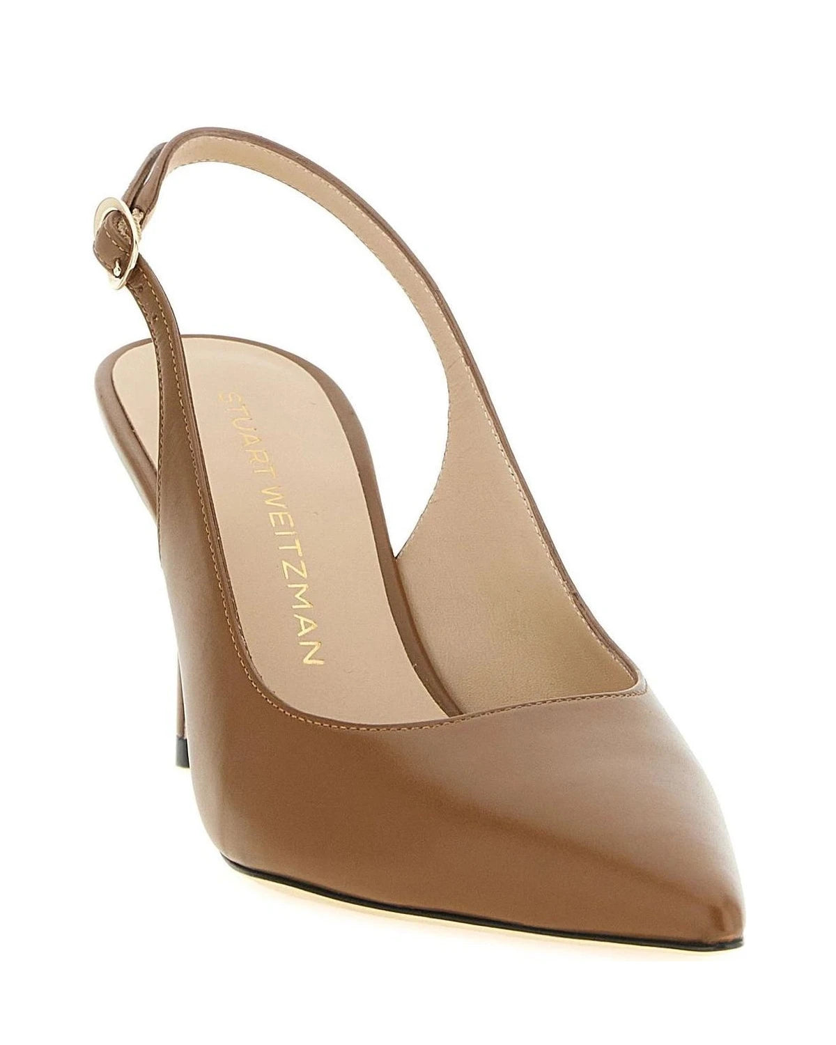 Stuart Weitzman Heels in brown, Calfskin Leather — view 2