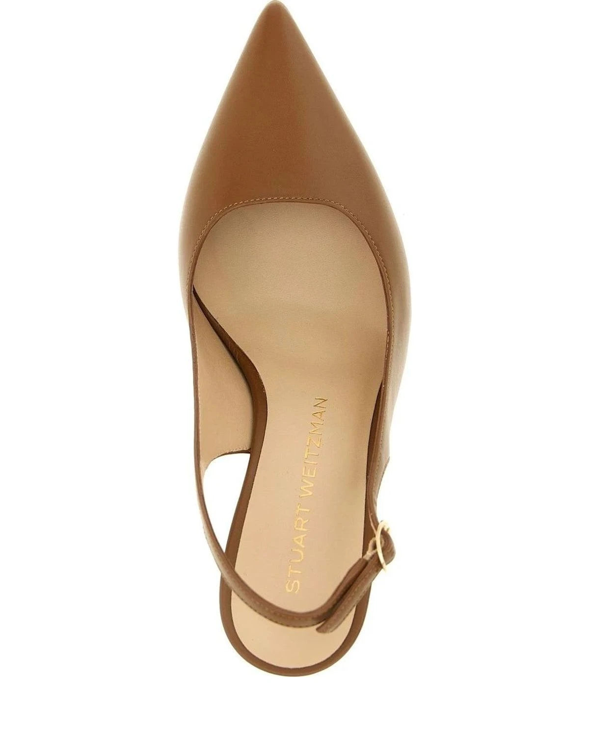 Stuart Weitzman Heels in brown, Calfskin Leather — view 4