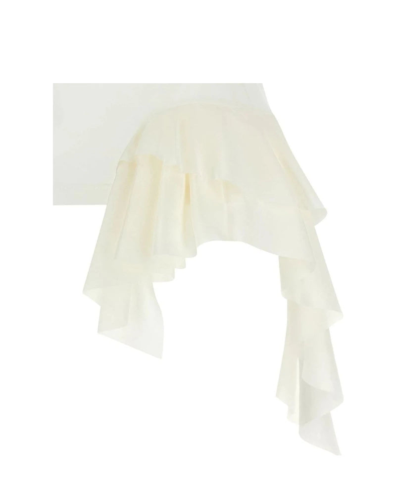 Alexander McQueen Tank Top in white, Cotton — view 4