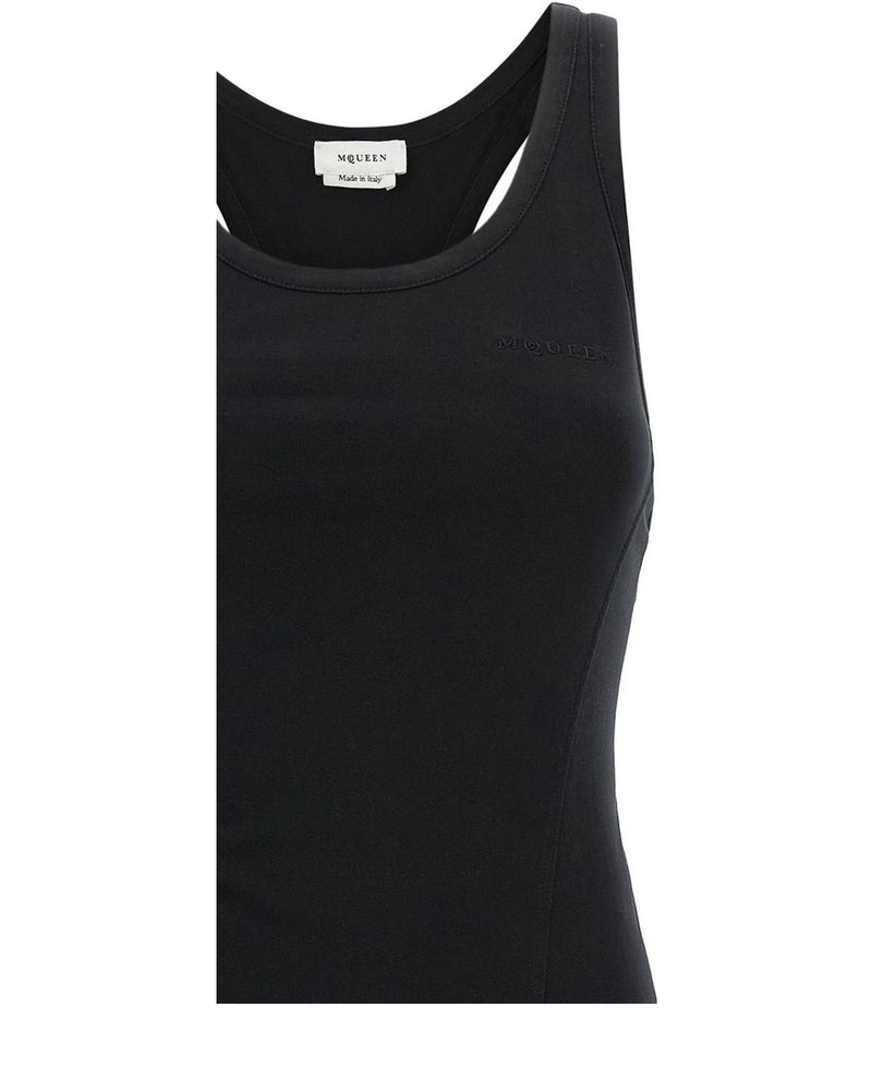 Black Cotton Long Dress 