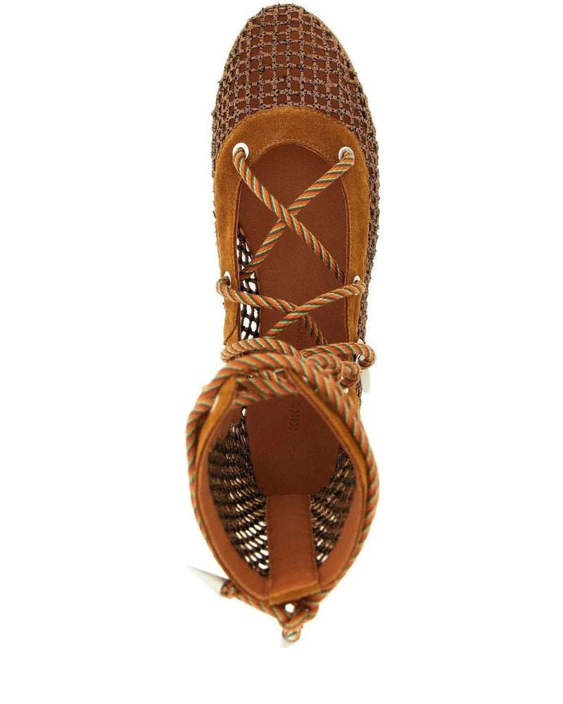 Kiko Kostadinov Boots in brown, Polyester — view 4
