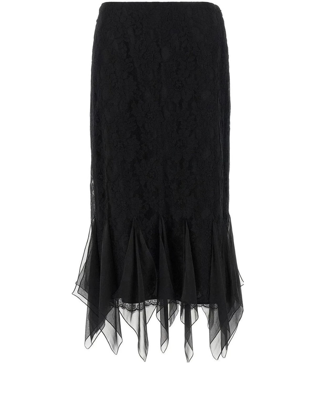Valentino Garavani Skirt in black, Cotton