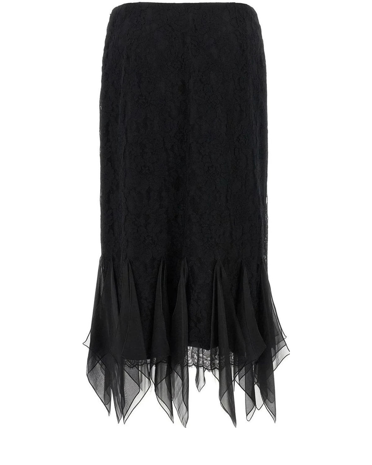 Valentino Garavani Skirt in black, Cotton — view 2