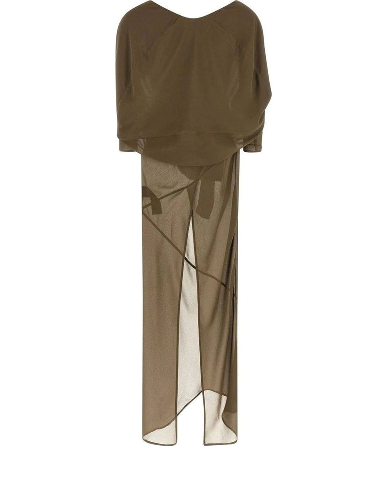 Entire Studios Dresse in brown, Polyester — view 2