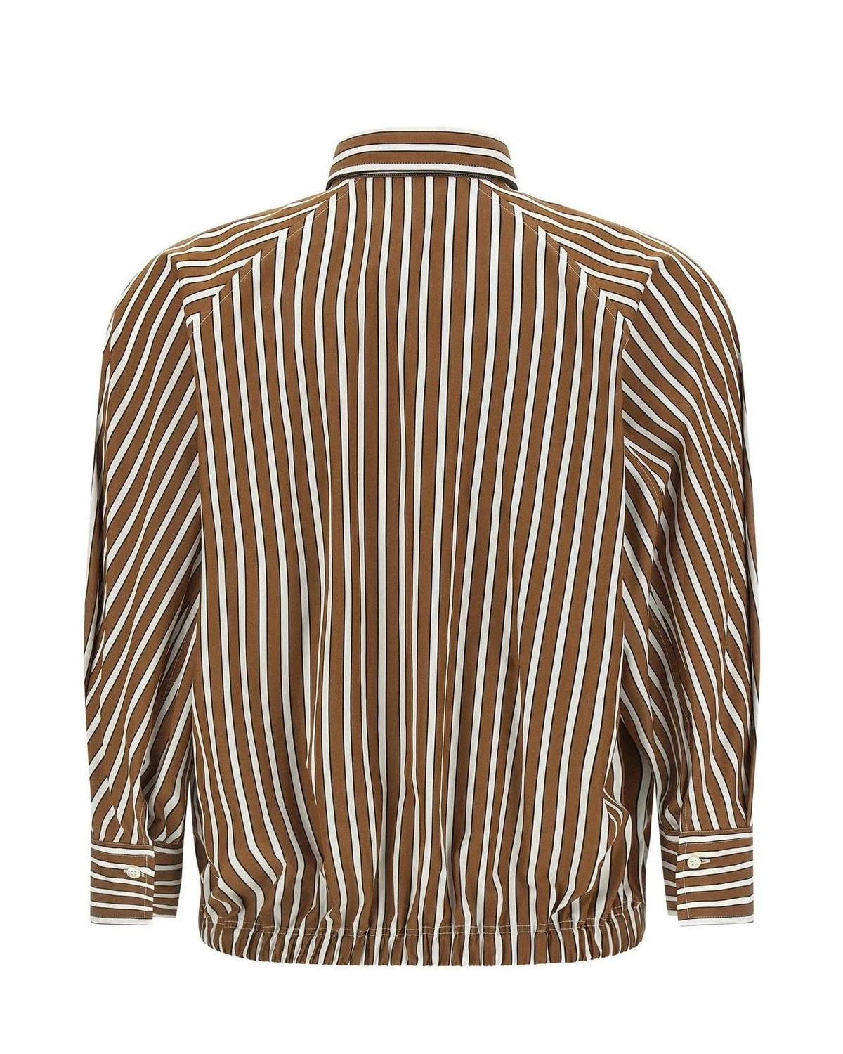 Brunello Cucinelli Dress Shirt in brown, Cotton — view 2