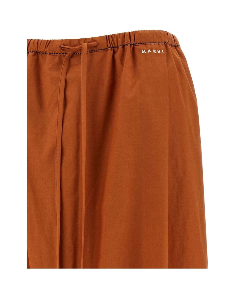 Marni Harem Pant in orange, Cotton — view 3
