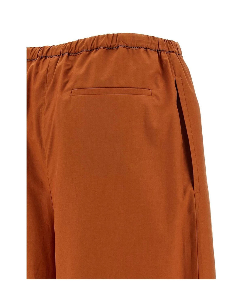 Marni Harem Pant in orange, Cotton — view 4