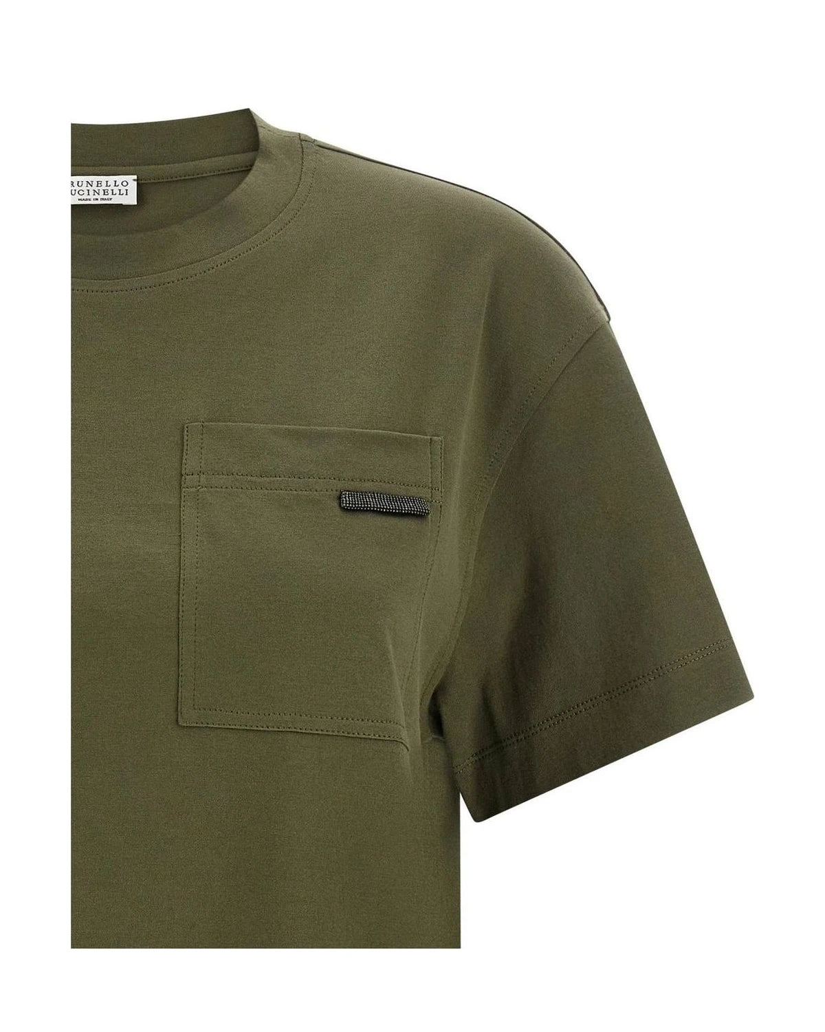 Brunello Cucinelli T-Shirt in green — view 3
