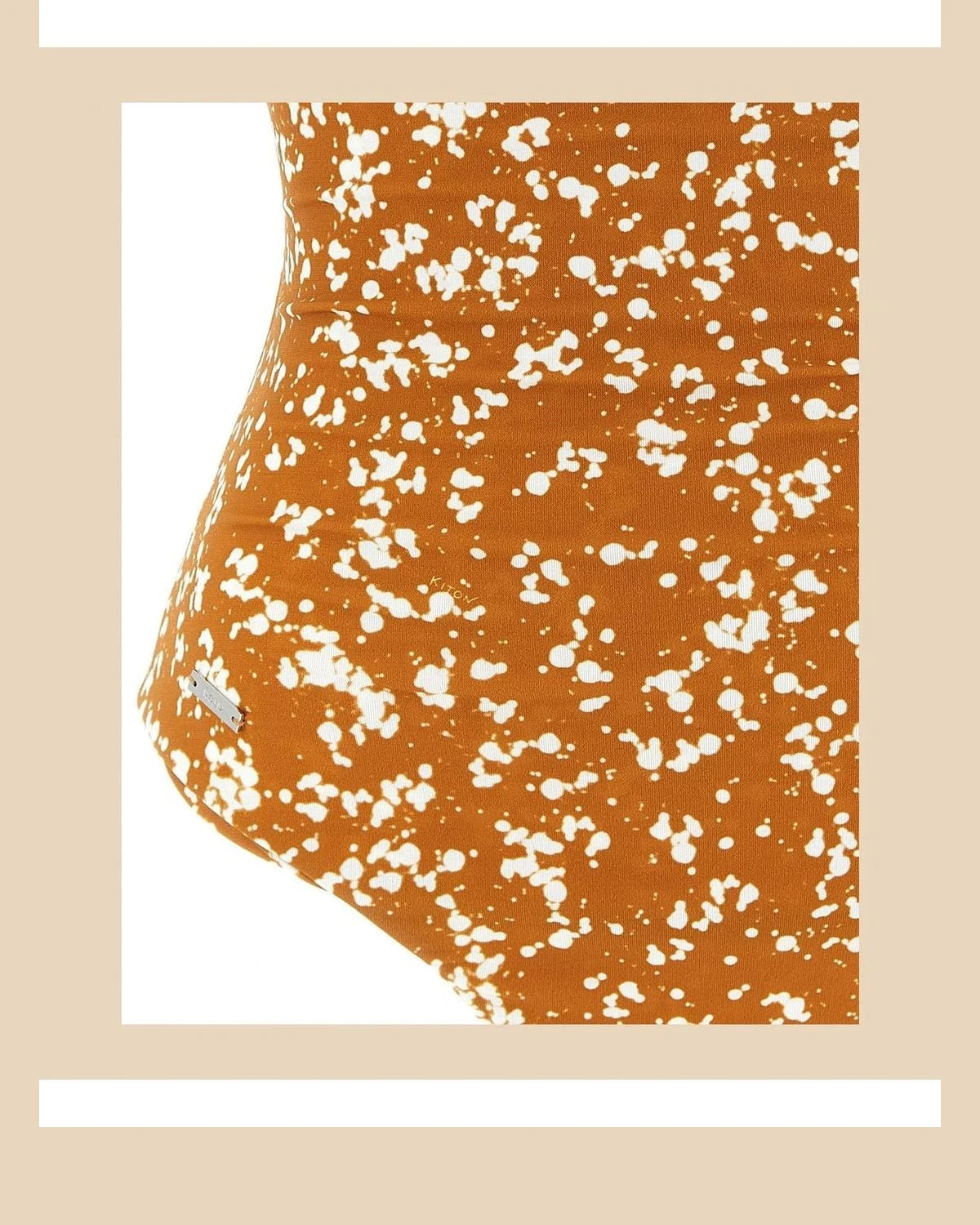 Kiton One-Piece Swimsuit in brown, Polyamide — view 3