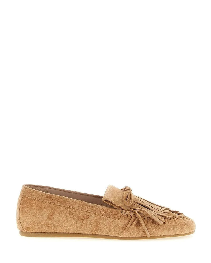 Stuart Weitzman Loafers in brown, Calfskin Leather