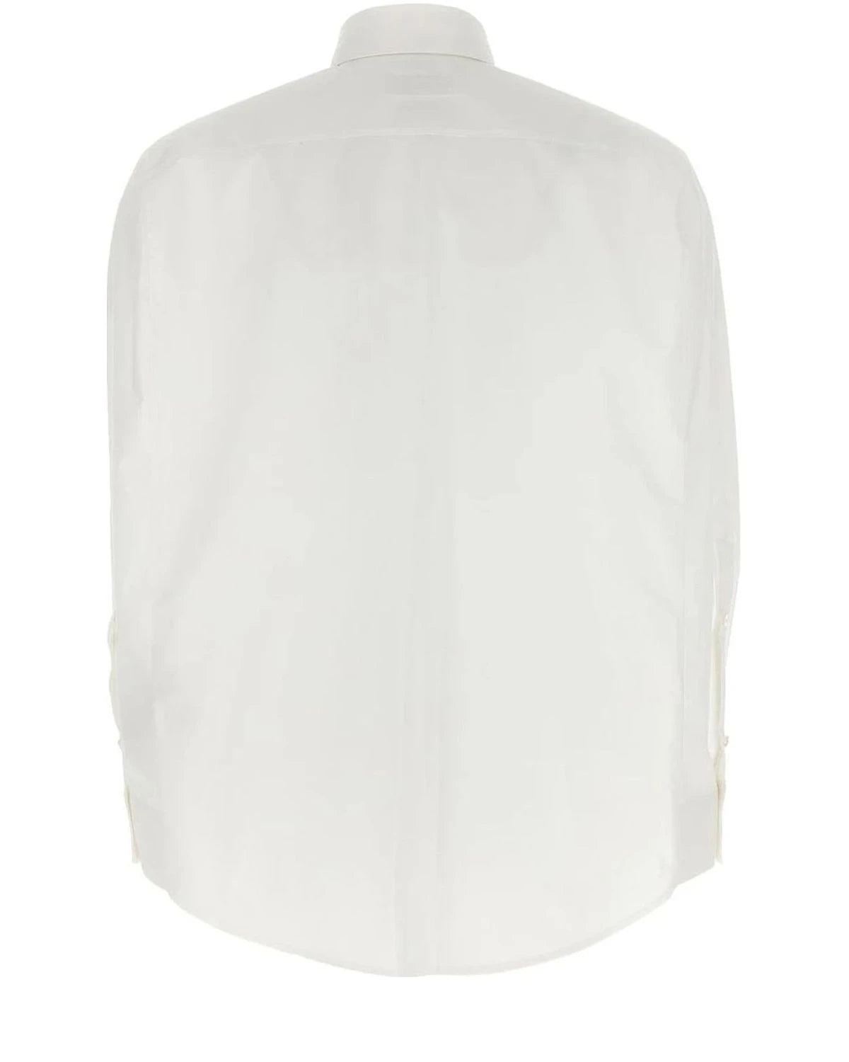 MM6 Maison Margiela Dress Shirt in white, Cotton — view 2